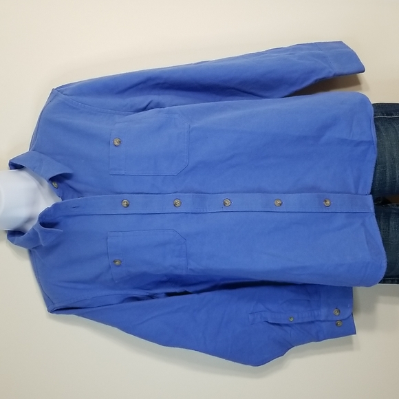 L L.Bean 100% cotton size L Chamois shirt - Picture 1 of 5